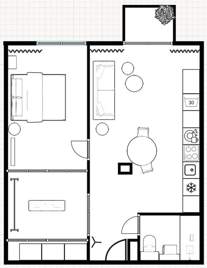 Design+Luxus Apartment Im Zentrum! +Netflix Varsóvia Exterior foto
